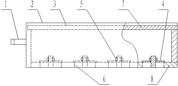 Sealing box special for shutdown transformer