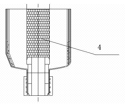 A masonry method for rh refining furnace that can reduce refractory consumption