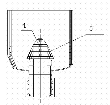 A masonry method for rh refining furnace that can reduce refractory consumption