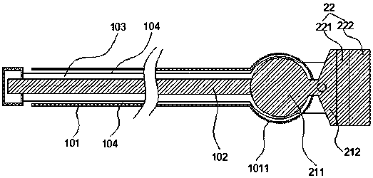 A scraper structure for cell collection