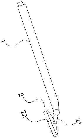 A scraper structure for cell collection