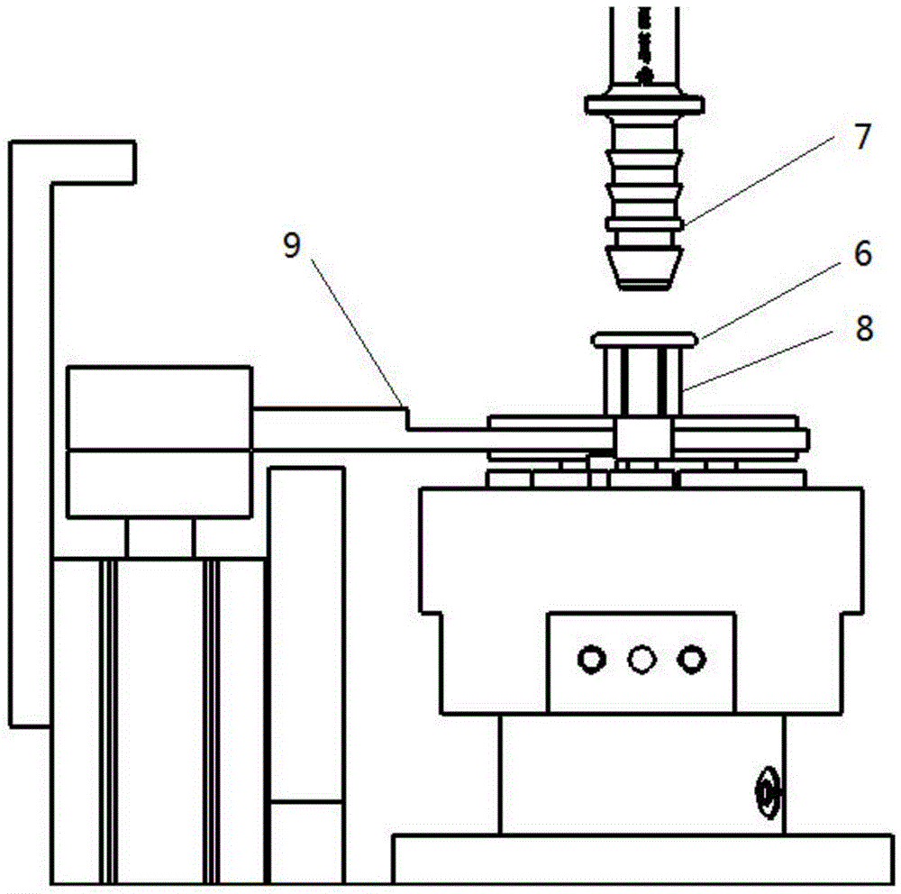 A kind of equipment for automatic sealing ring of male joint