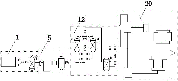 High-purity nitrogen generator and its nitrogen-making process