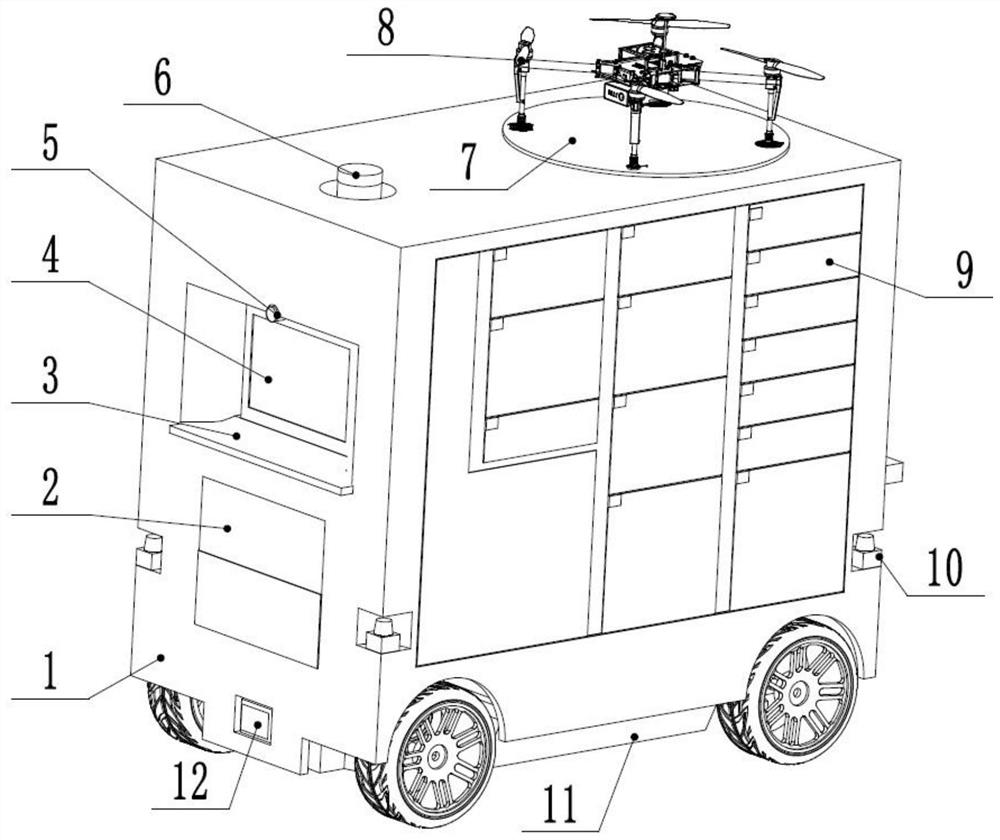 A kind of unmanned aerial vehicle hovering mechanism and hovering adsorption method