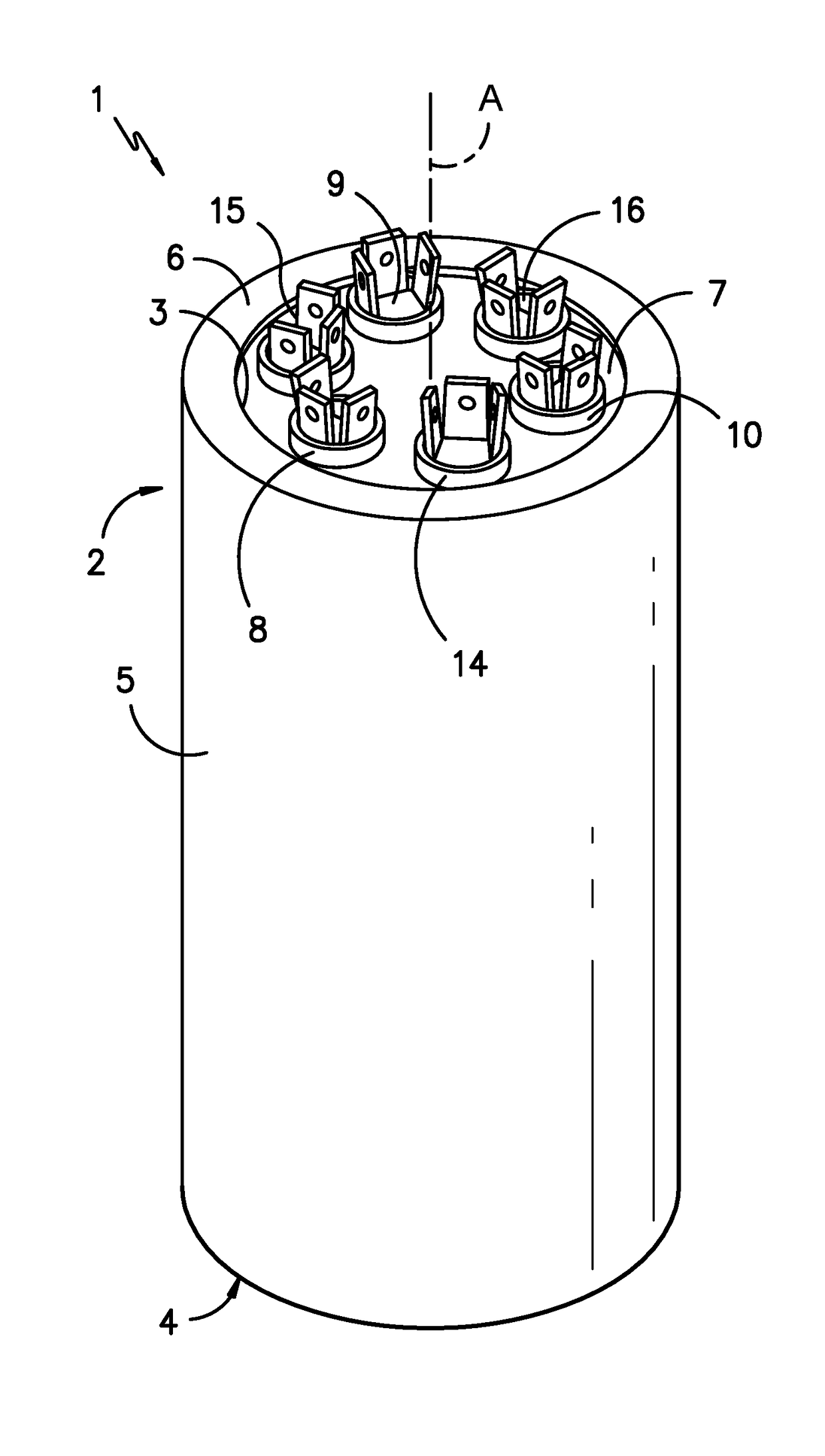 Multi-rated capacitor assembly