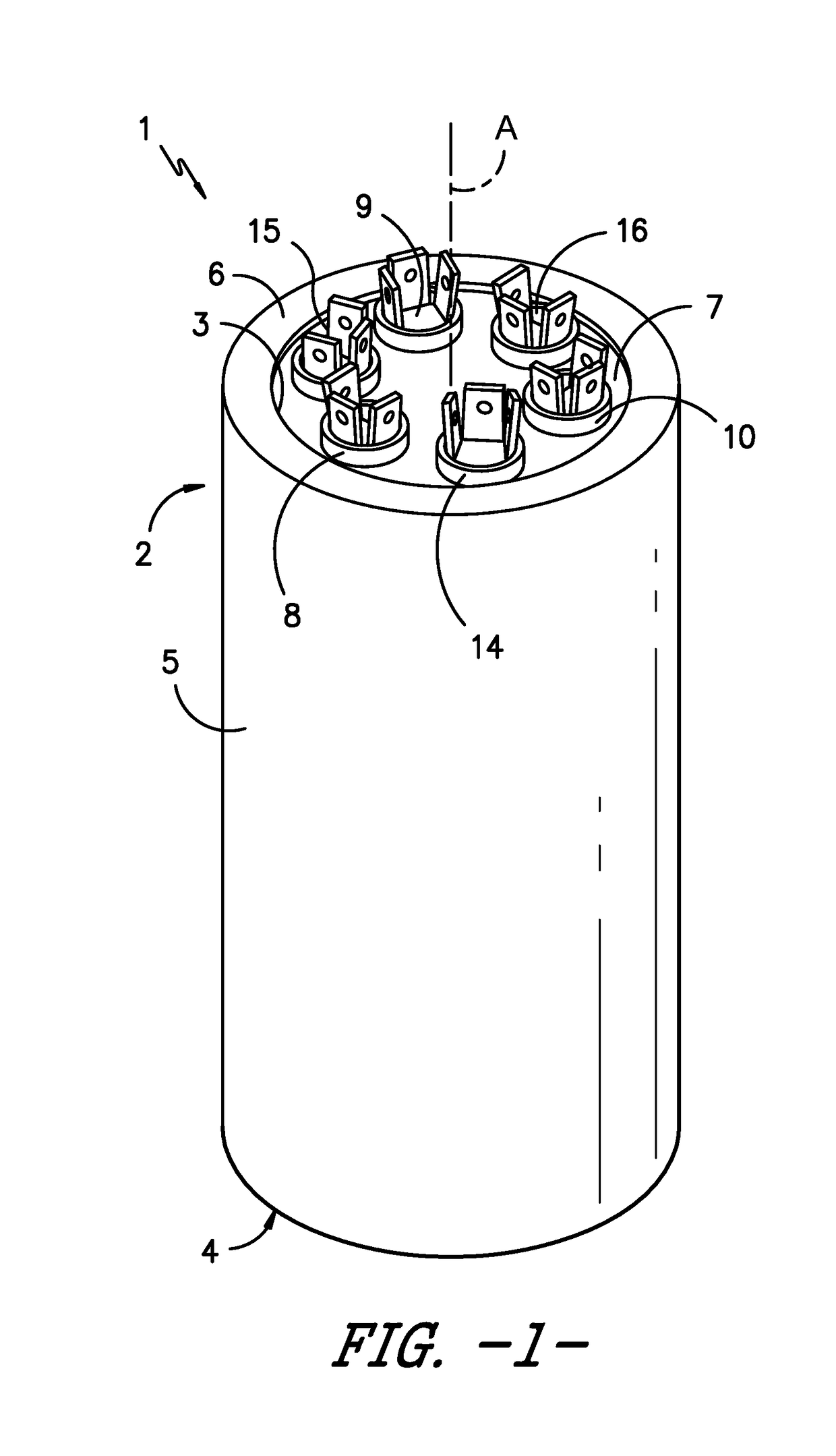 Multi-rated capacitor assembly