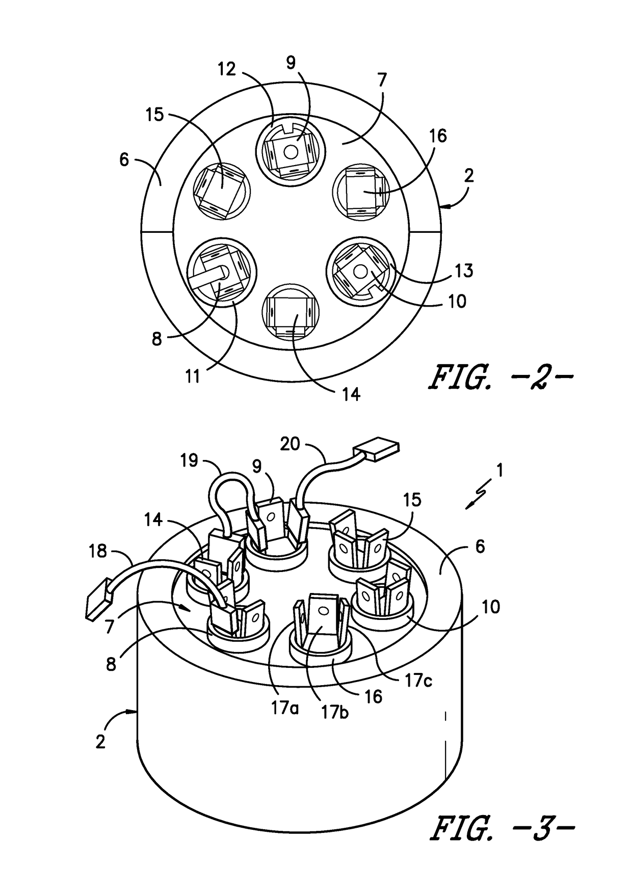 Multi-rated capacitor assembly