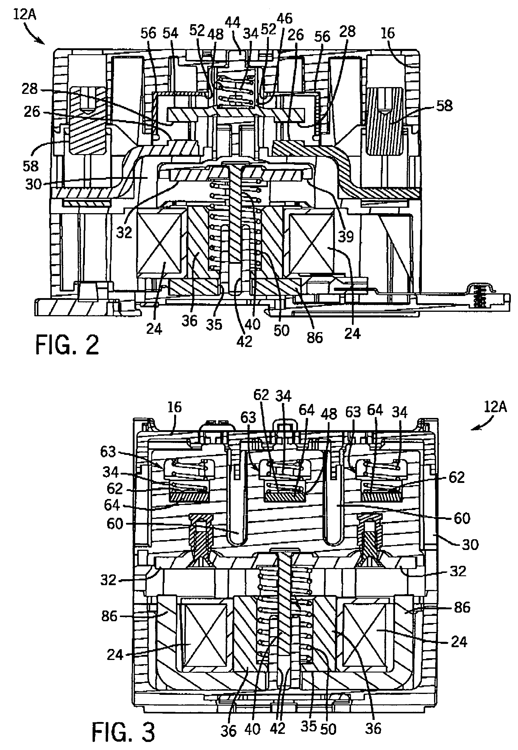 Modular contactor assembly having independently controllable contractors