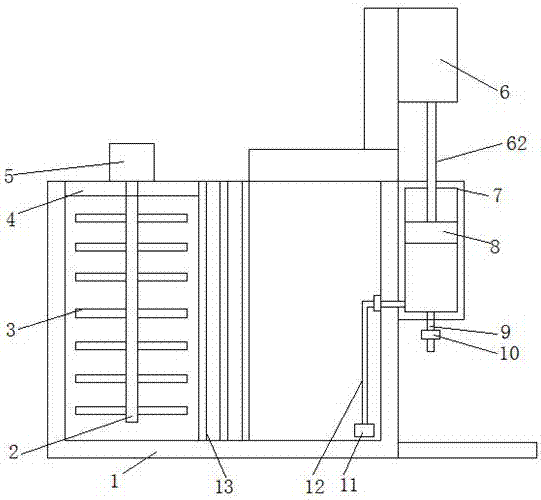 Ficus carica linn juice quantitative filling device