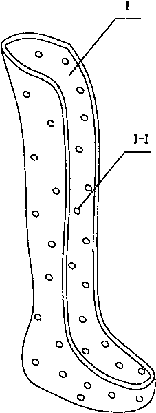 Ventilating type plaster bandage perforator