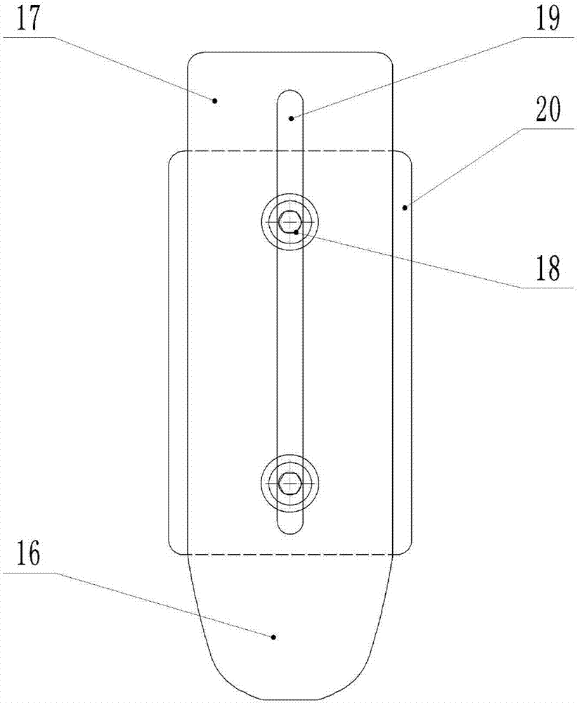 A device for sowing peas