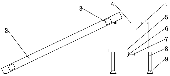 Chicken manure collecting device