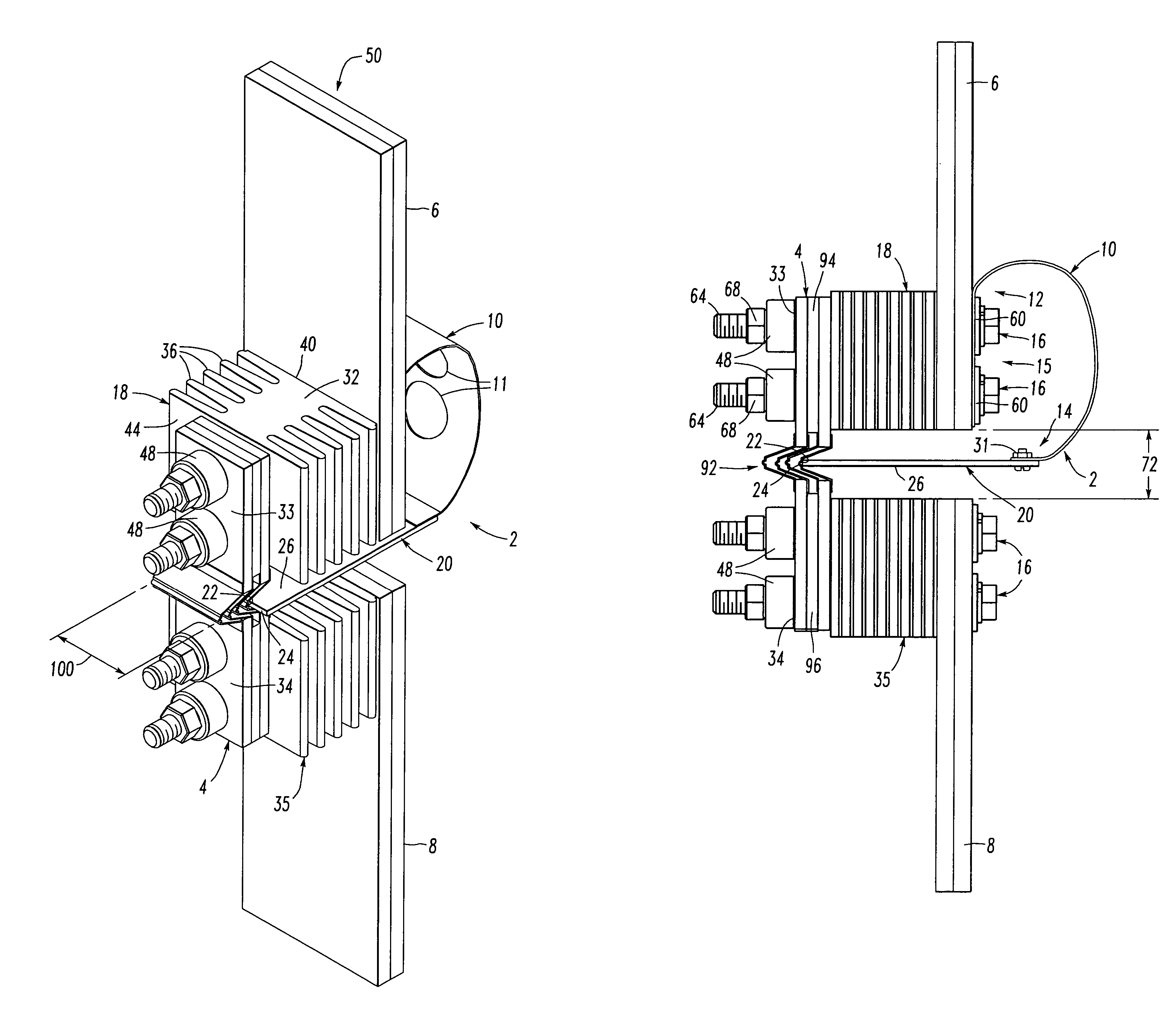 Fuse barrier and power circuit employing the same