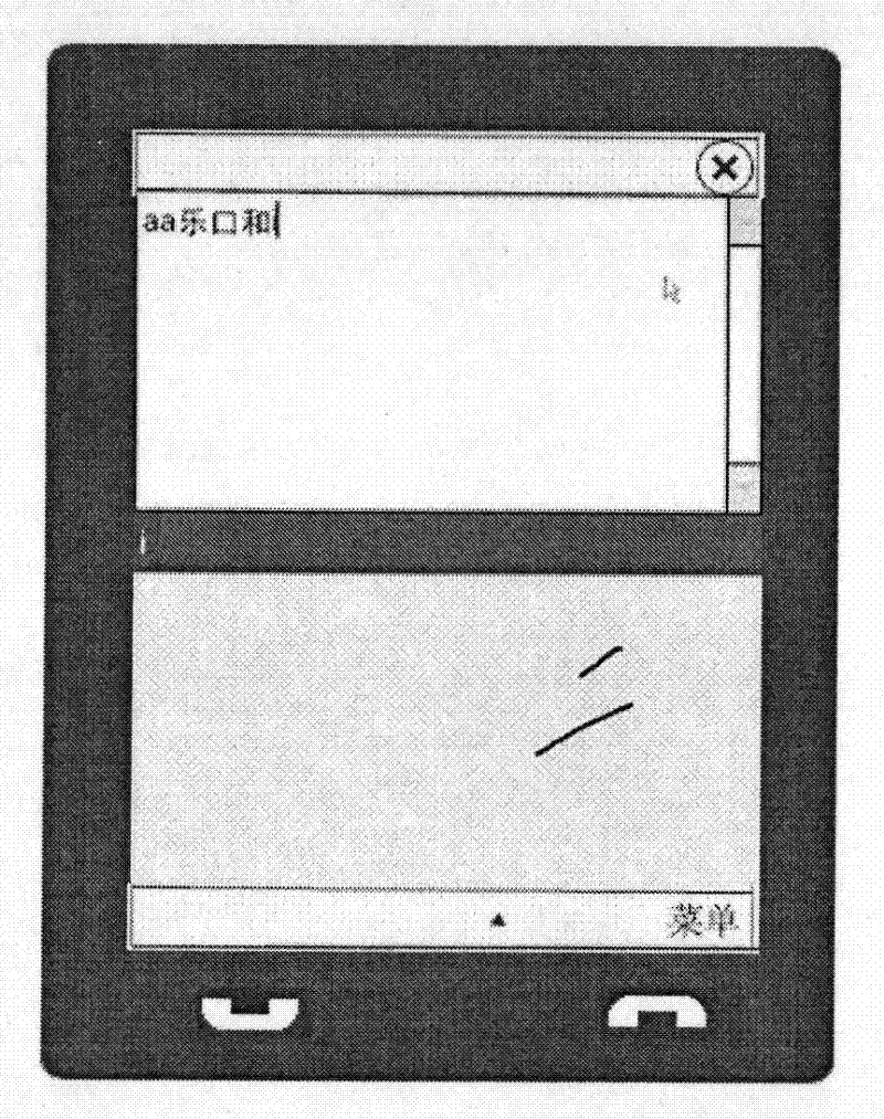 Handwriting input system, handwriting input method and electronic equipment