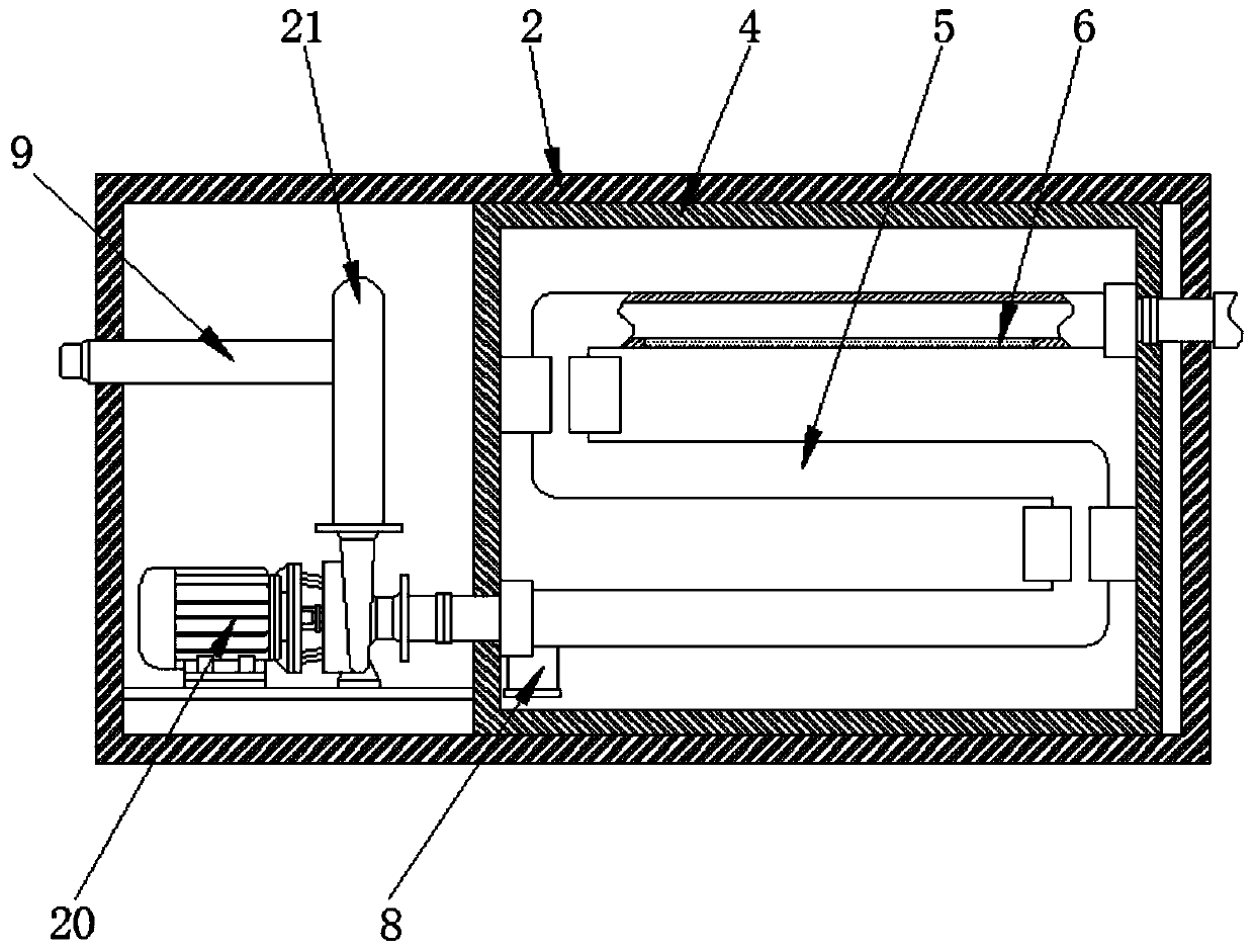 Integral treatment device and method for metal processing waste liquid