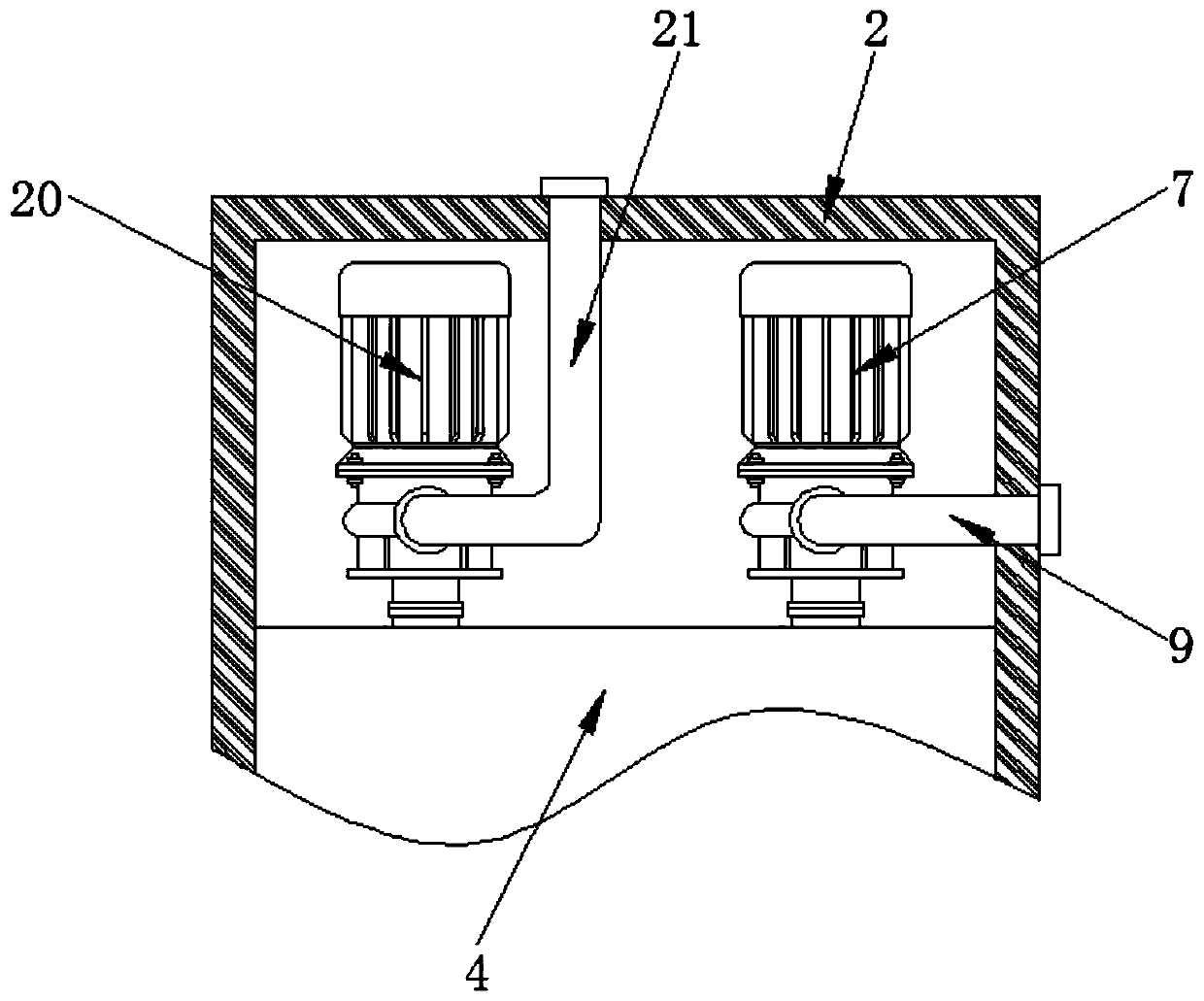 Integral treatment device and method for metal processing waste liquid