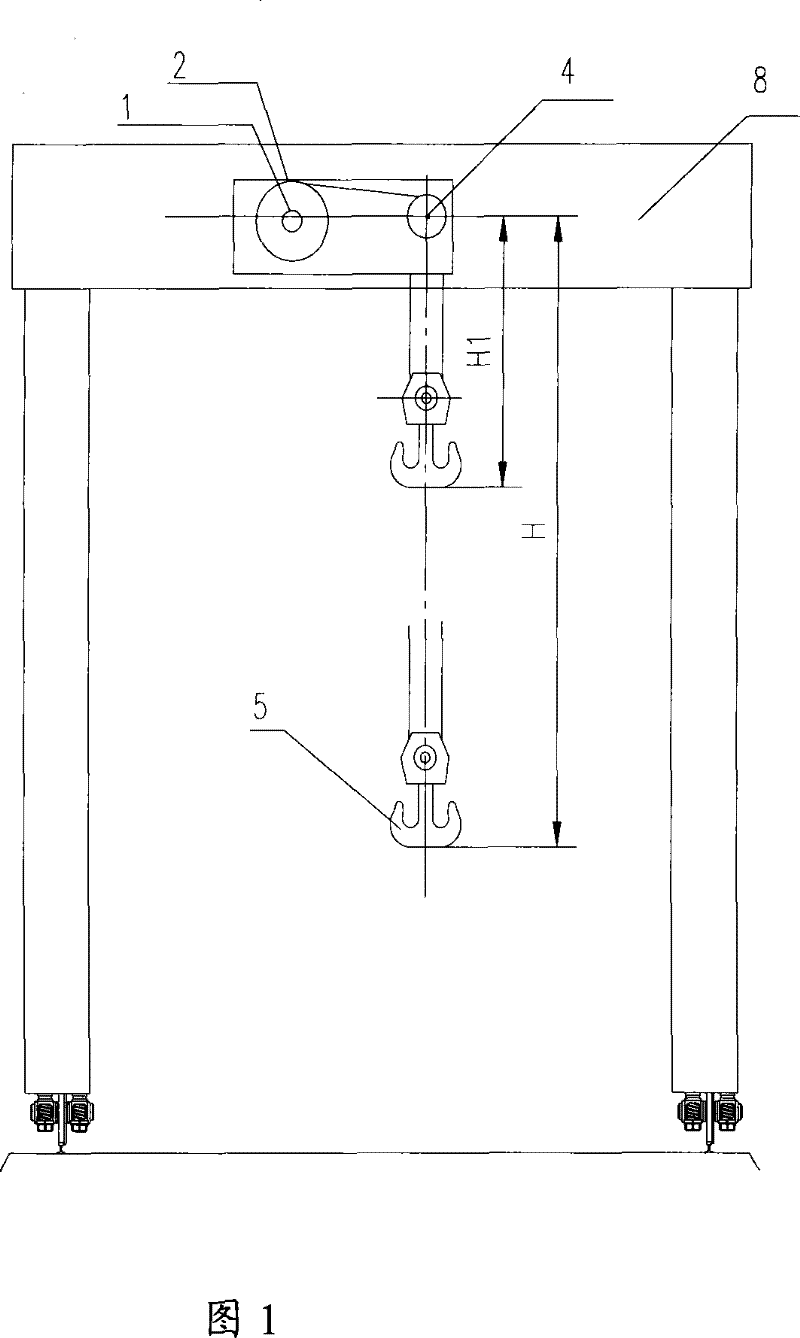 Method and device for preventing load impacting in crane hook lifting process