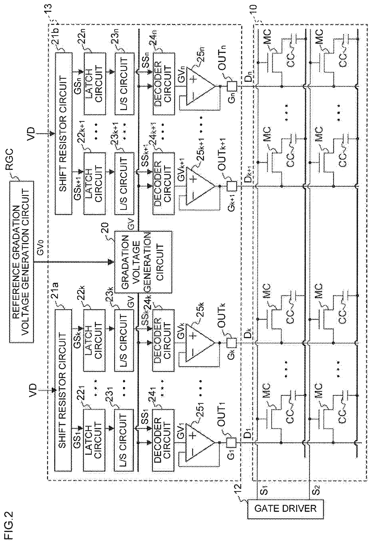 Output amplifier and display driver