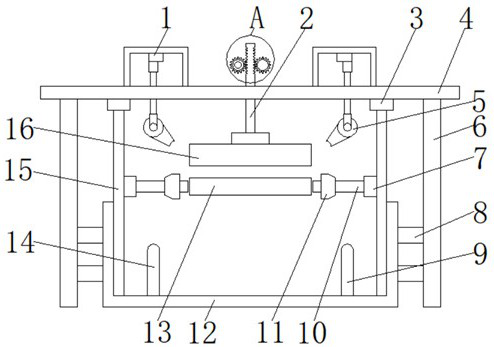 Water supply equipment pipe network preservative treatment process