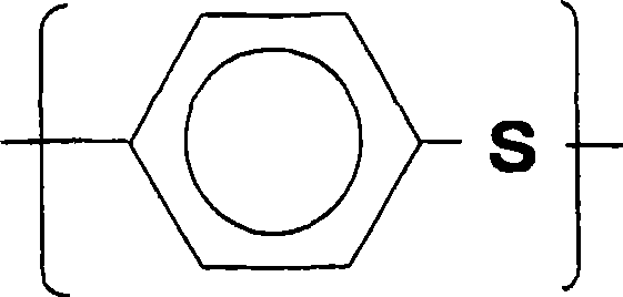 Preparation of polyphenyl thioether fiber