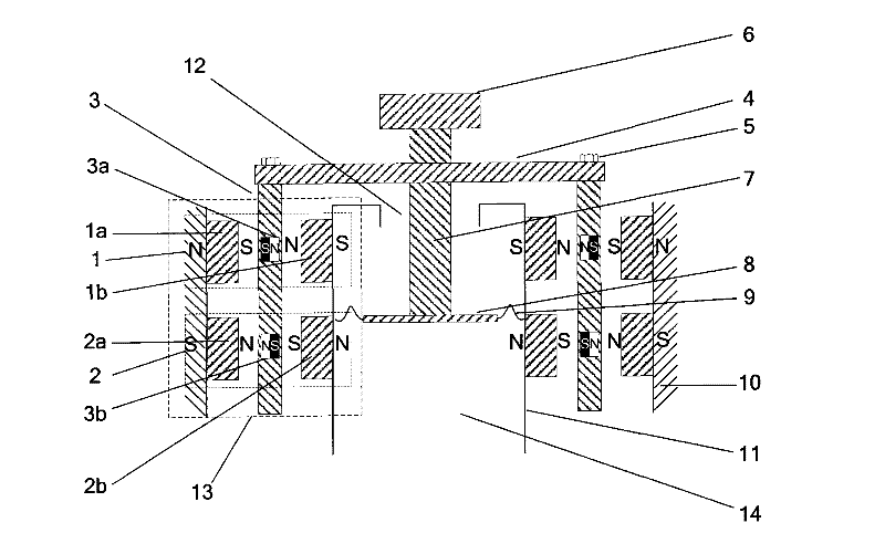 Horizontal two-degree-of-freedom vibration isolating mechanism