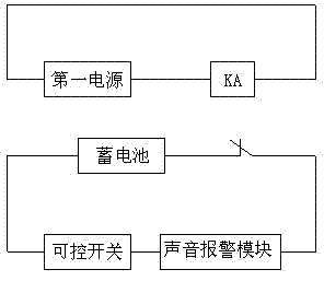 Burglar alarm system for storage batteries of electromobile