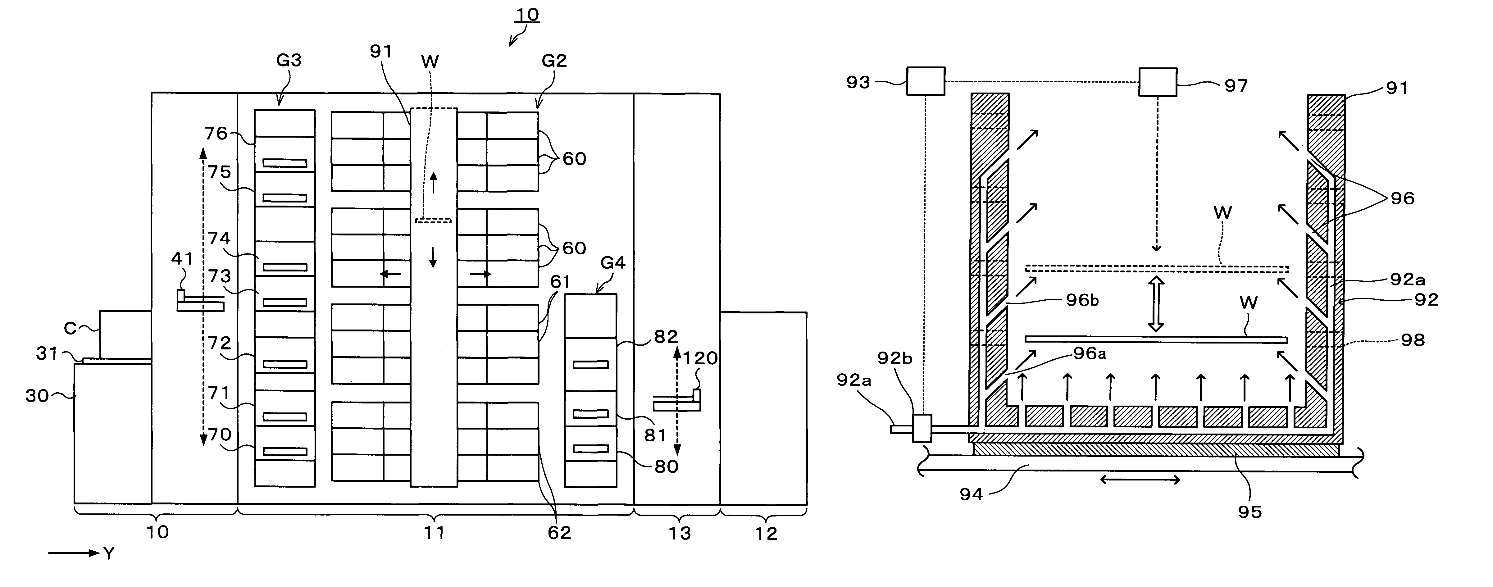 Substrate transfer apparatus and substrate treatment system