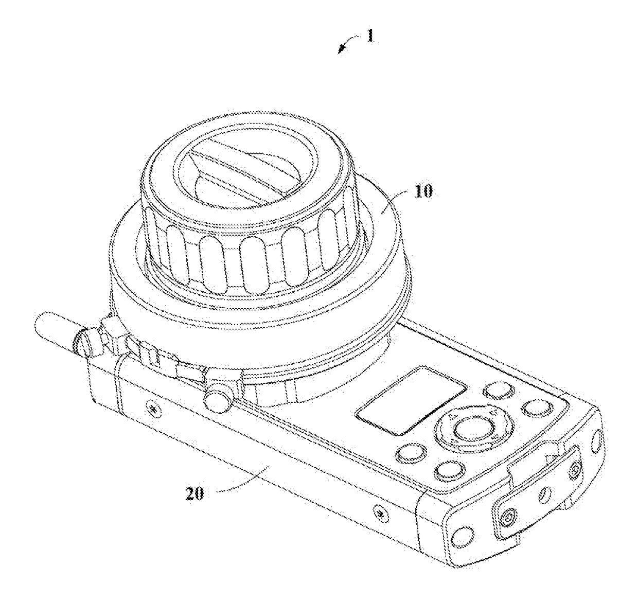 Knob structure and follow focus remote controller using same