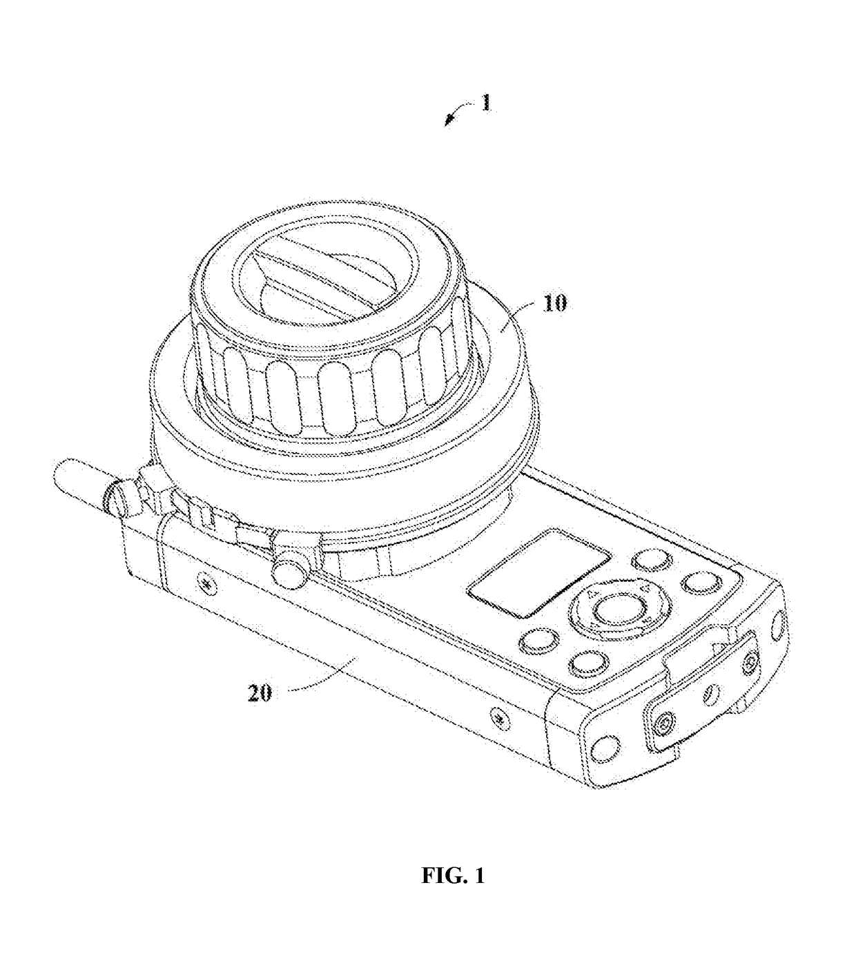 Knob structure and follow focus remote controller using same