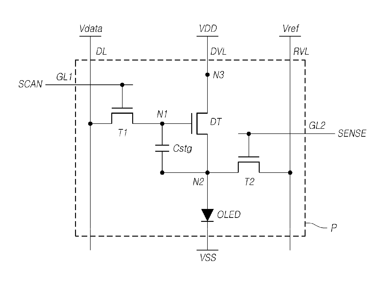 Organic light emitting display device and display panel thereof