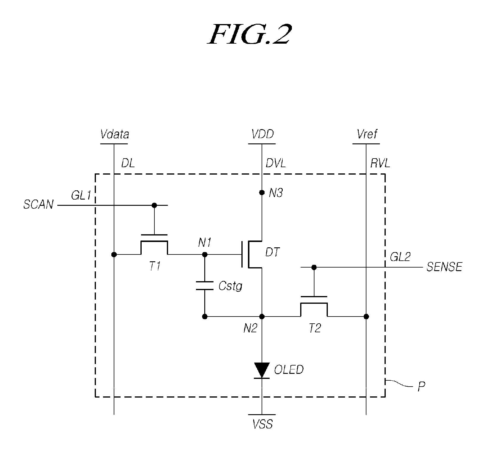 Organic light emitting display device and display panel thereof