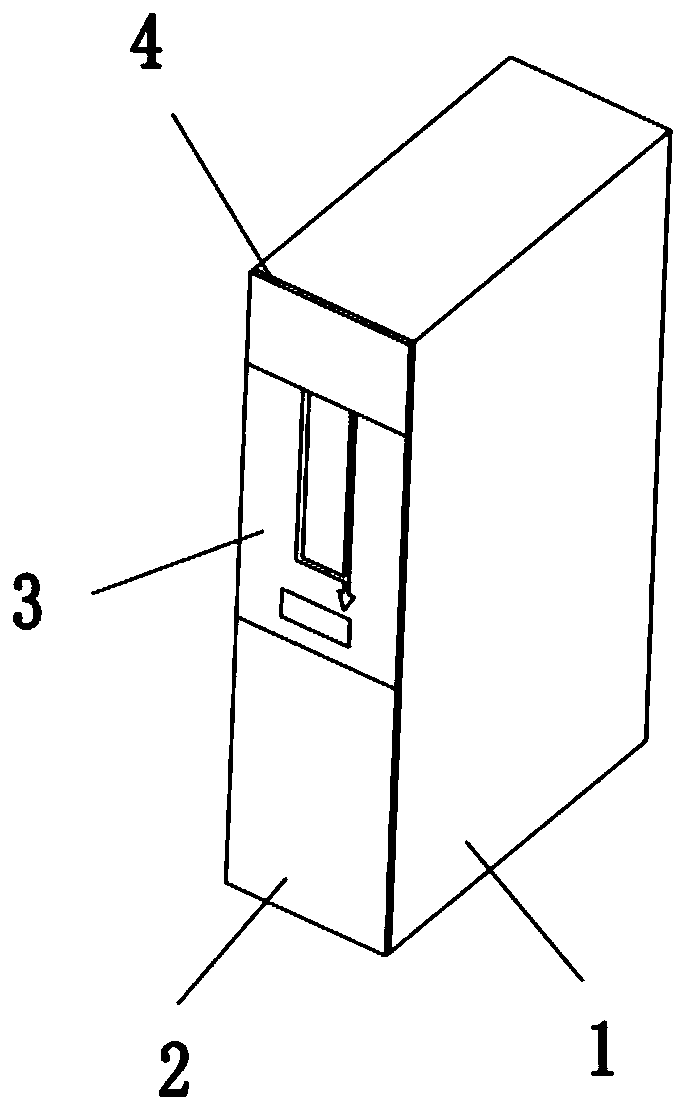 Standardized quick-replacement type ring network switch device