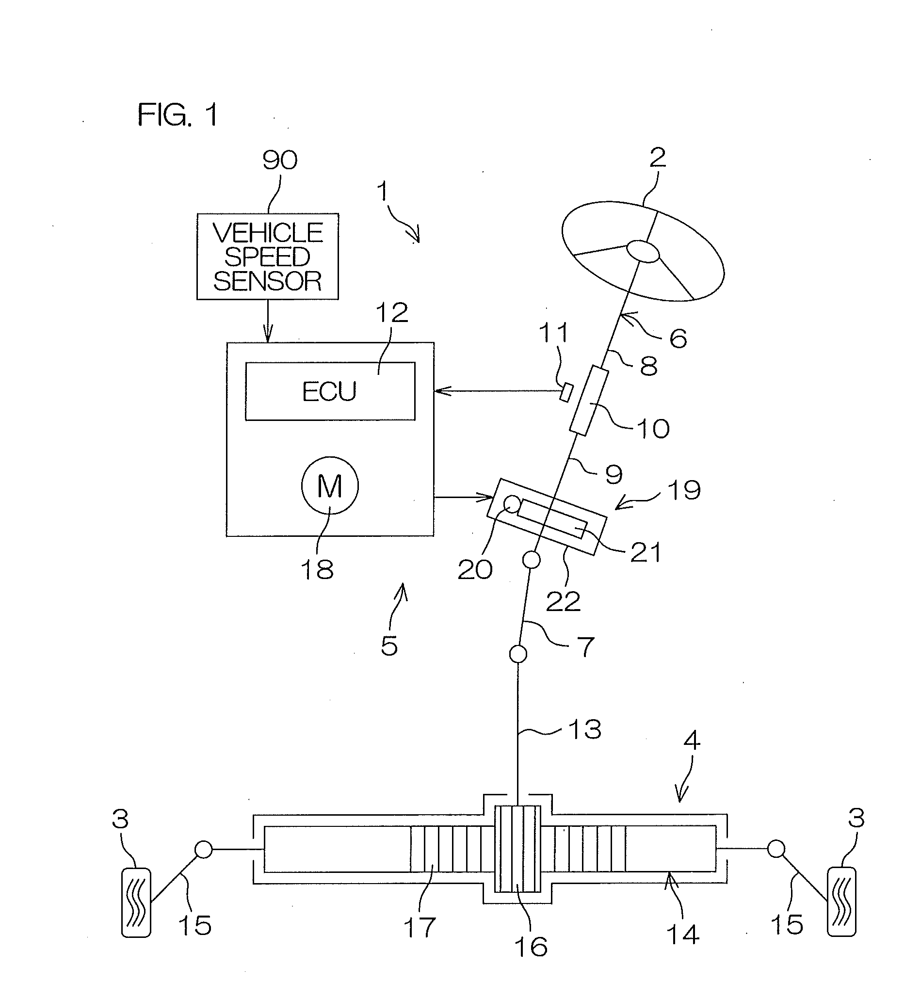 Vehicle steering apparatus