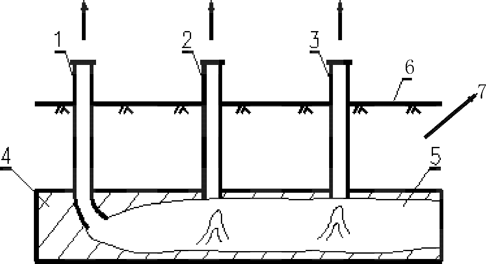 Method for quenching underground coal gasifier