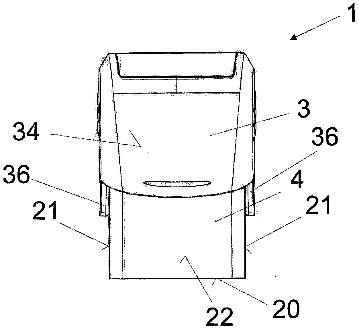 Ink-return stamp and stamp pad for stamp