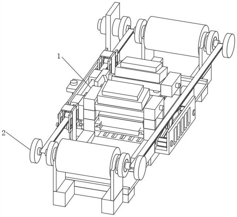 Manufacturing and forming method for rotor punching sheet of servo motor