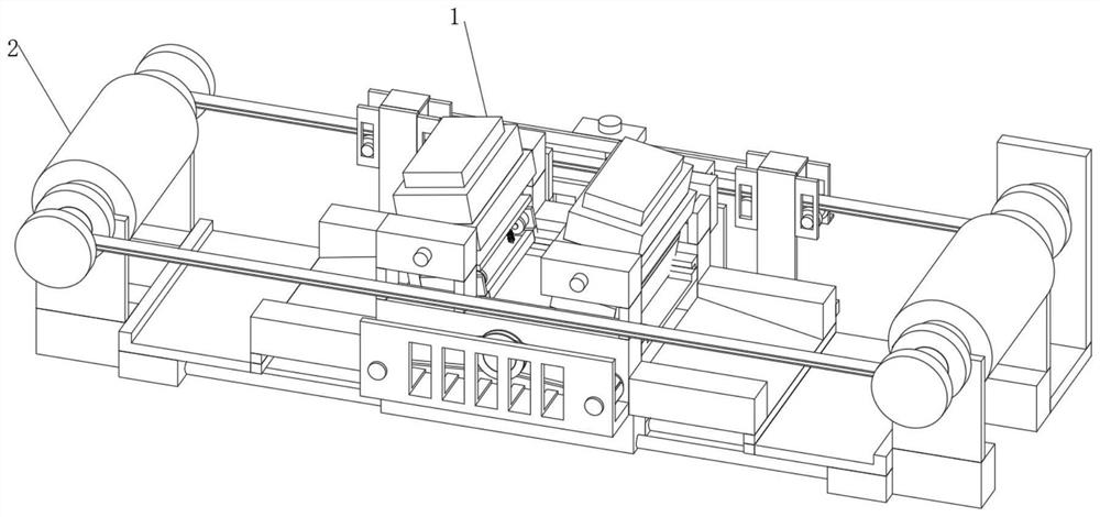 Manufacturing and forming method for rotor punching sheet of servo motor