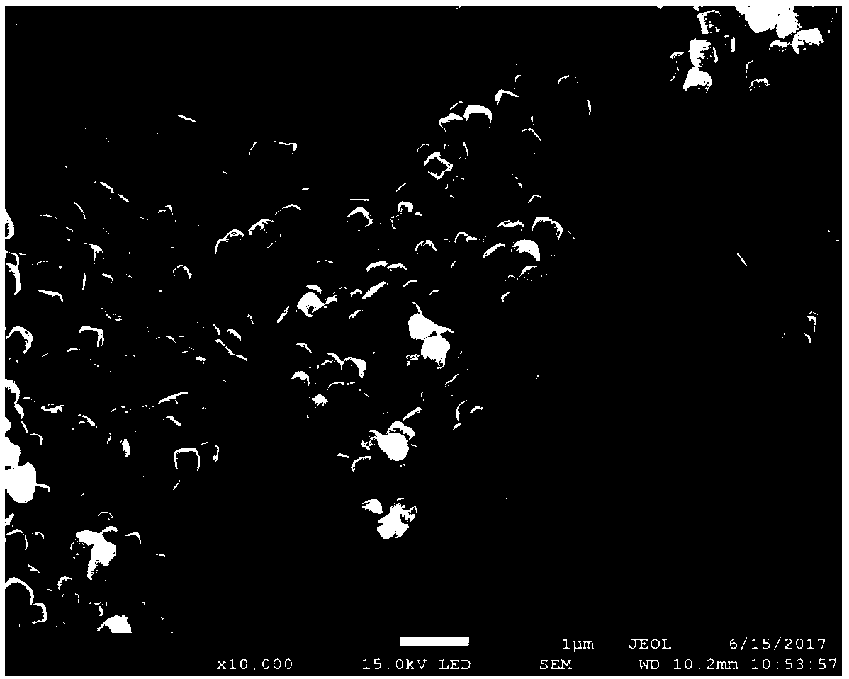 Bimetallic organic framework antibacterial nanoparticles with photothermal effect, and preparation method and application thereof