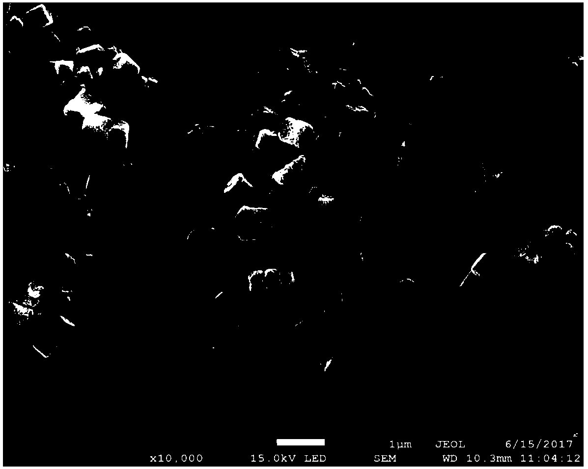 Bimetallic organic framework antibacterial nanoparticles with photothermal effect, and preparation method and application thereof