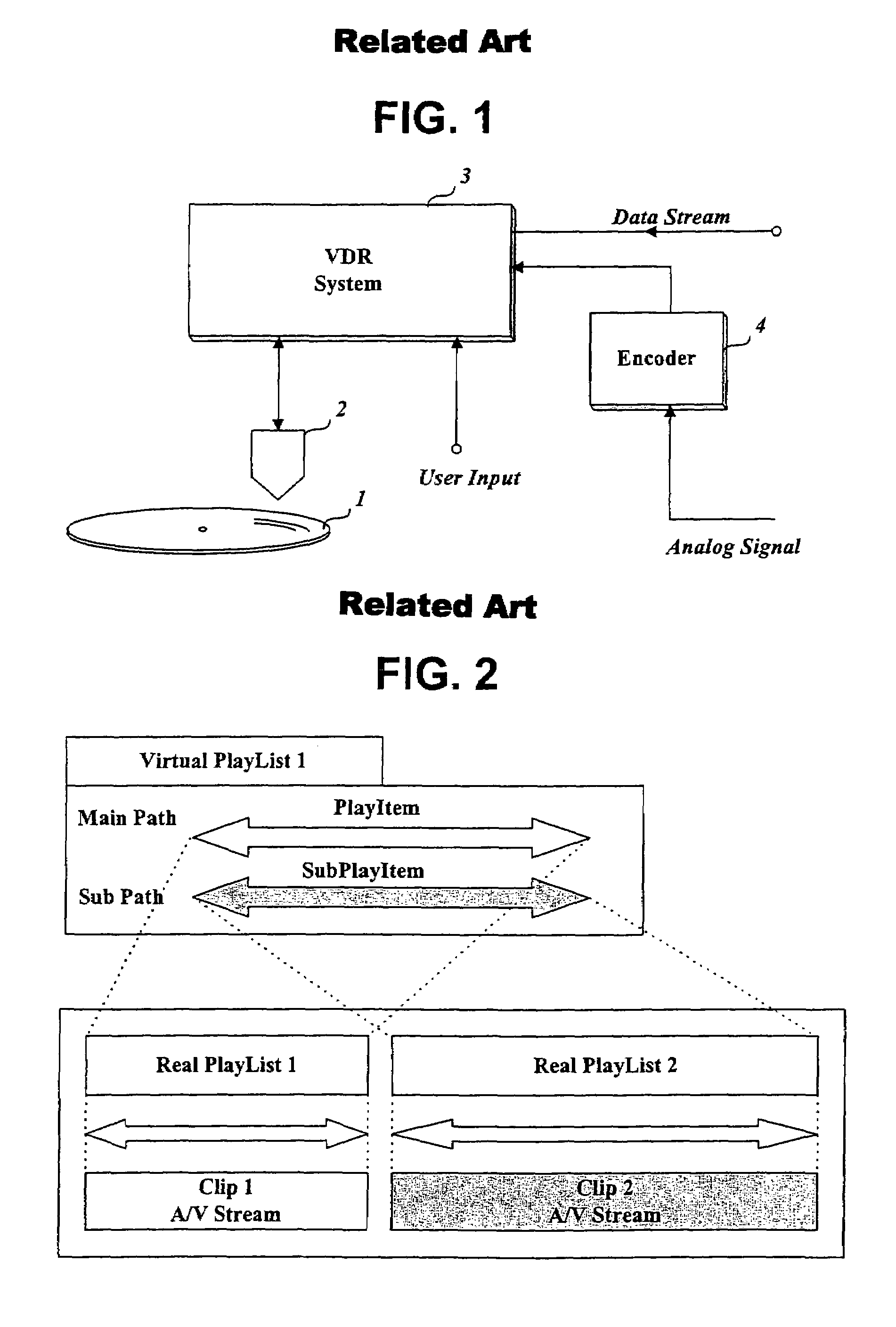 Method for managing recorded streams in a rewritable recording medium