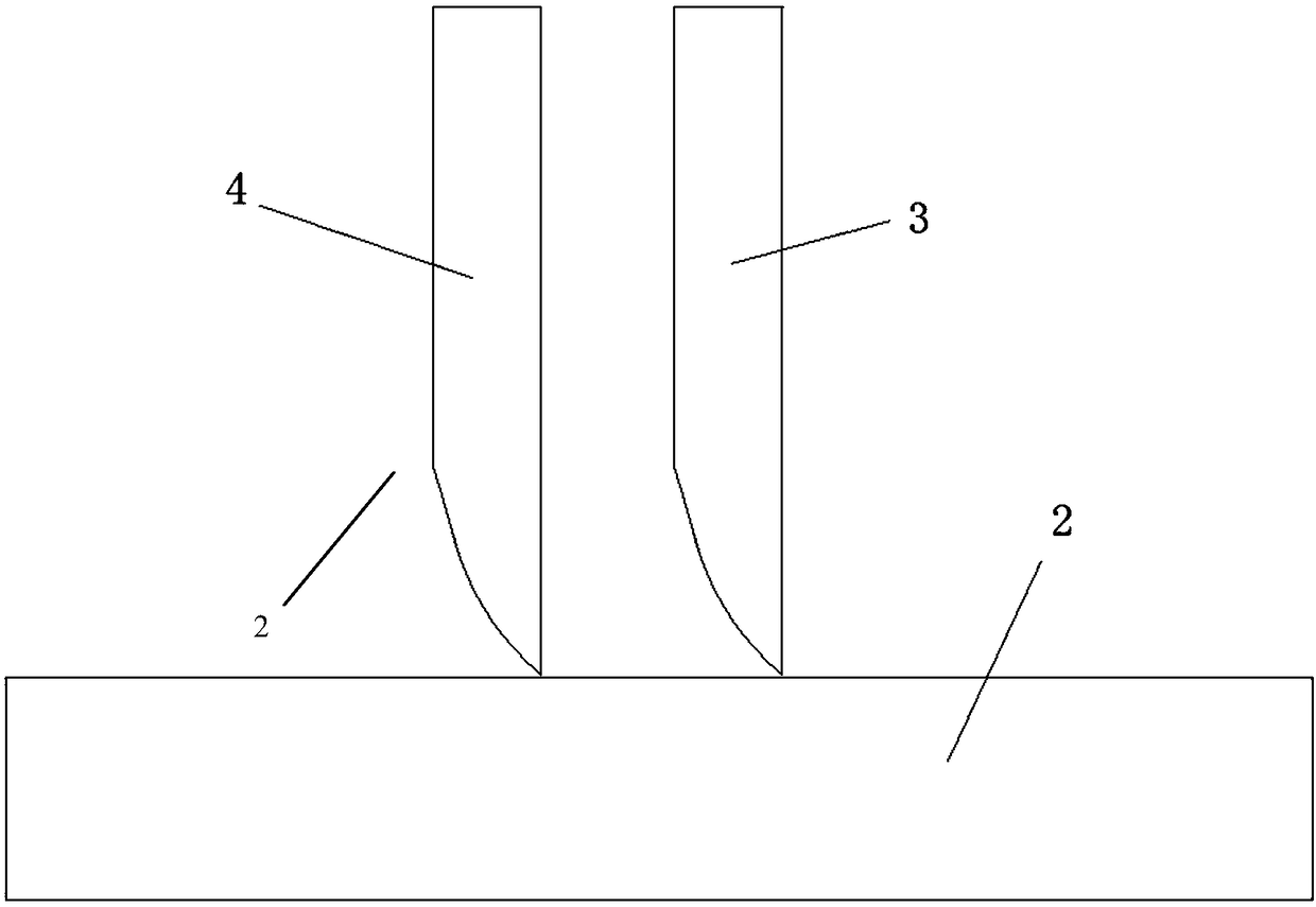 Punching cutter device specially for processing soft flat profile part