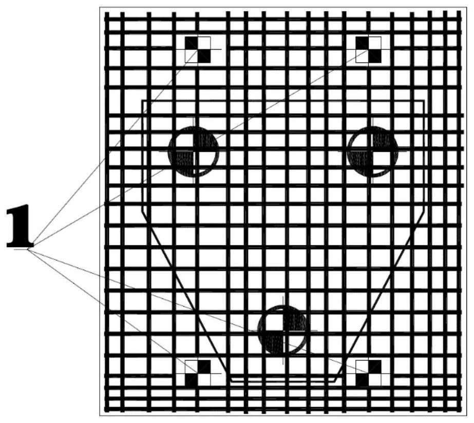 Reserved pile hole structure suitable for static pressure anchor rod pile foundation reinforcement