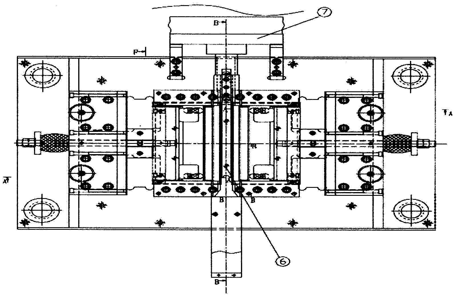 Forming method of square guide rail