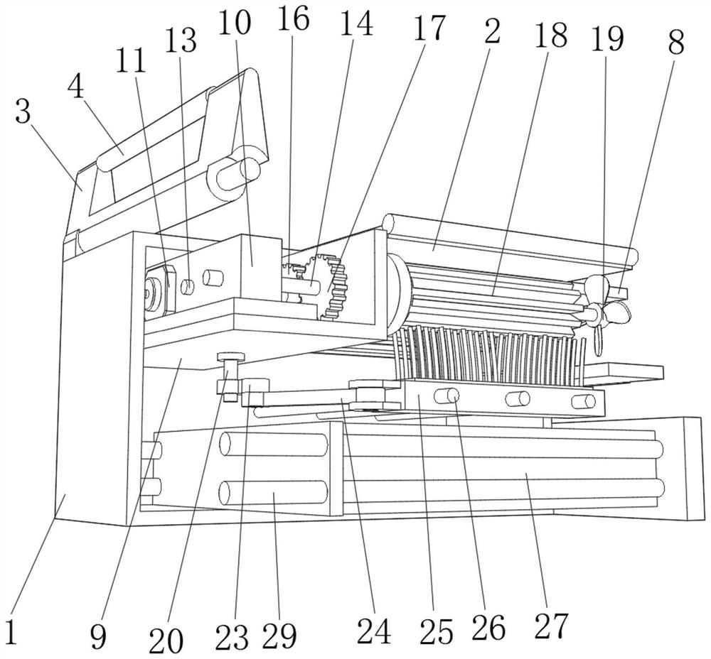 An integral dust removal device and dust removal method for a computer room with ventilation and deodorization functions