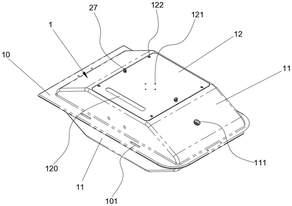 Outer cabin structure for underwater vehicle