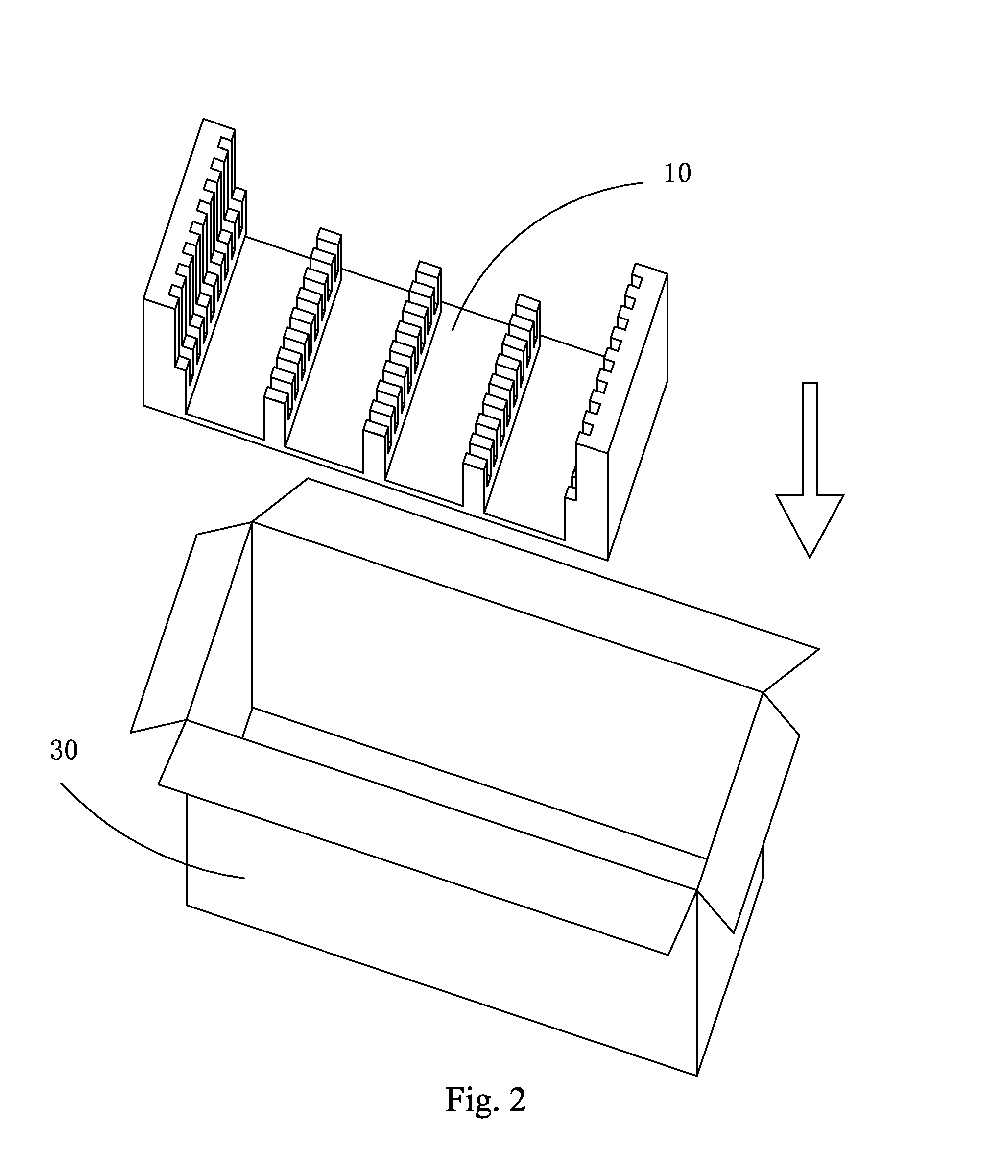 Package cushioning structure for liquid crystal display module