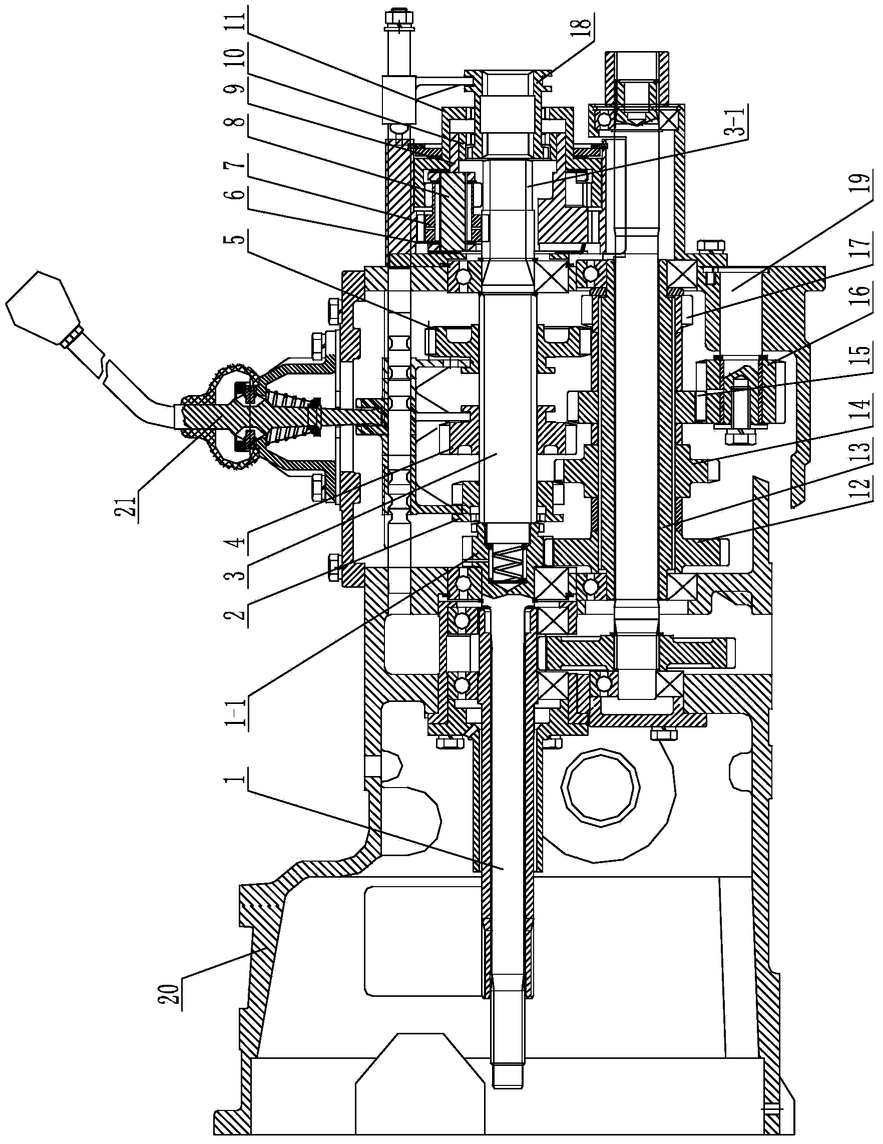 Tractor gearbox