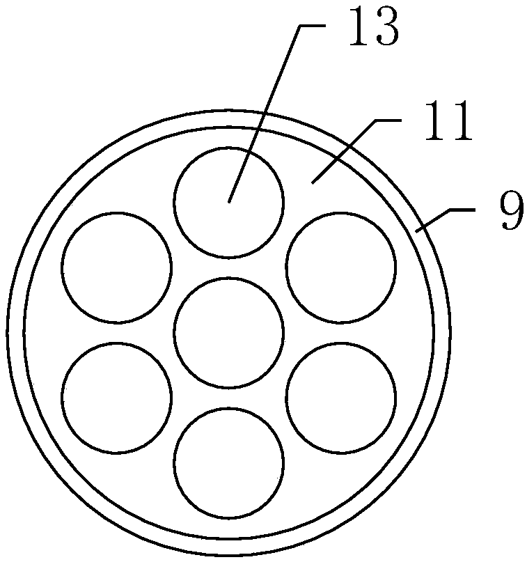 Surrounding type drying device suitable for cylindrical wood