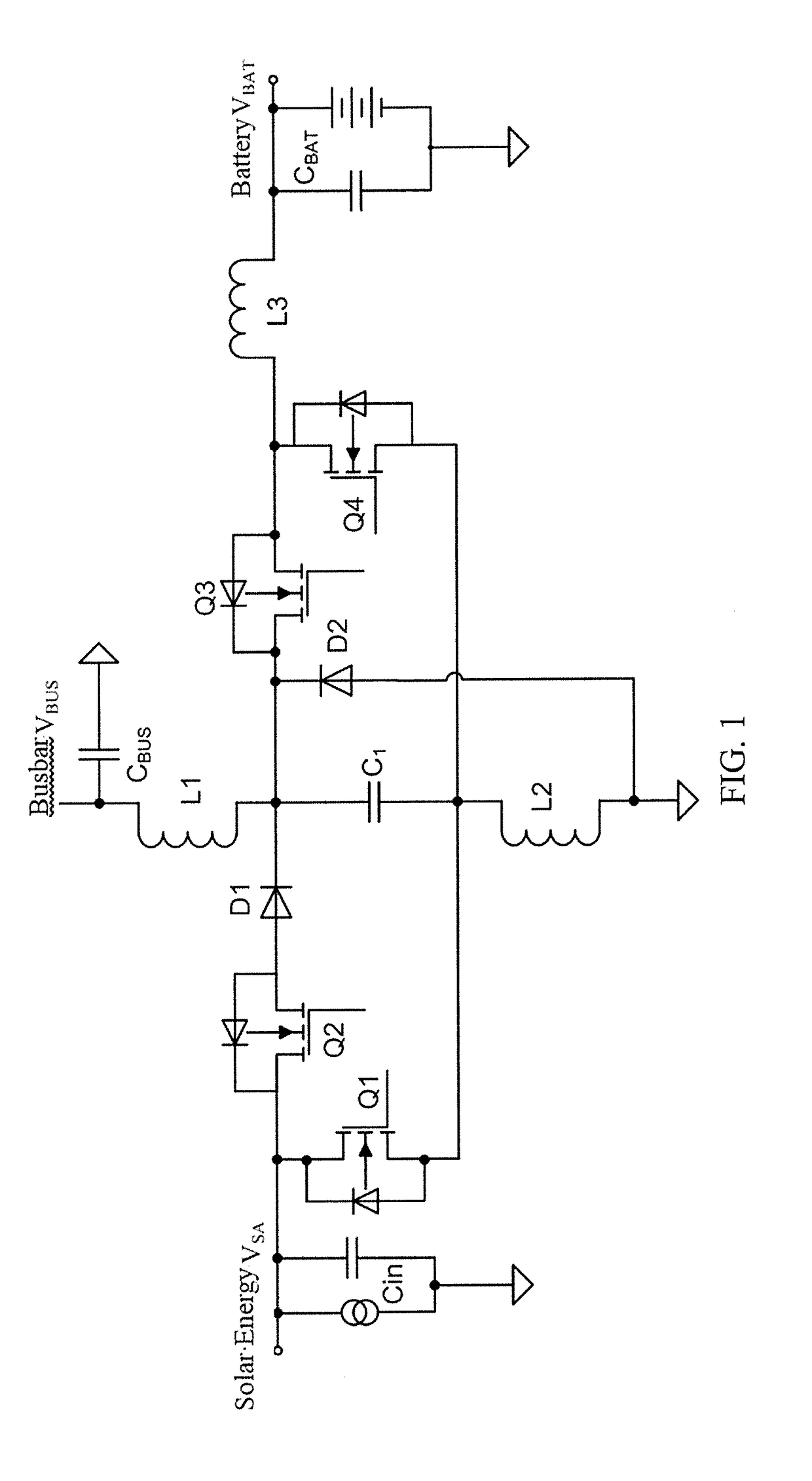 Three-port convertor having integrated magnetic and zero-port current ripple