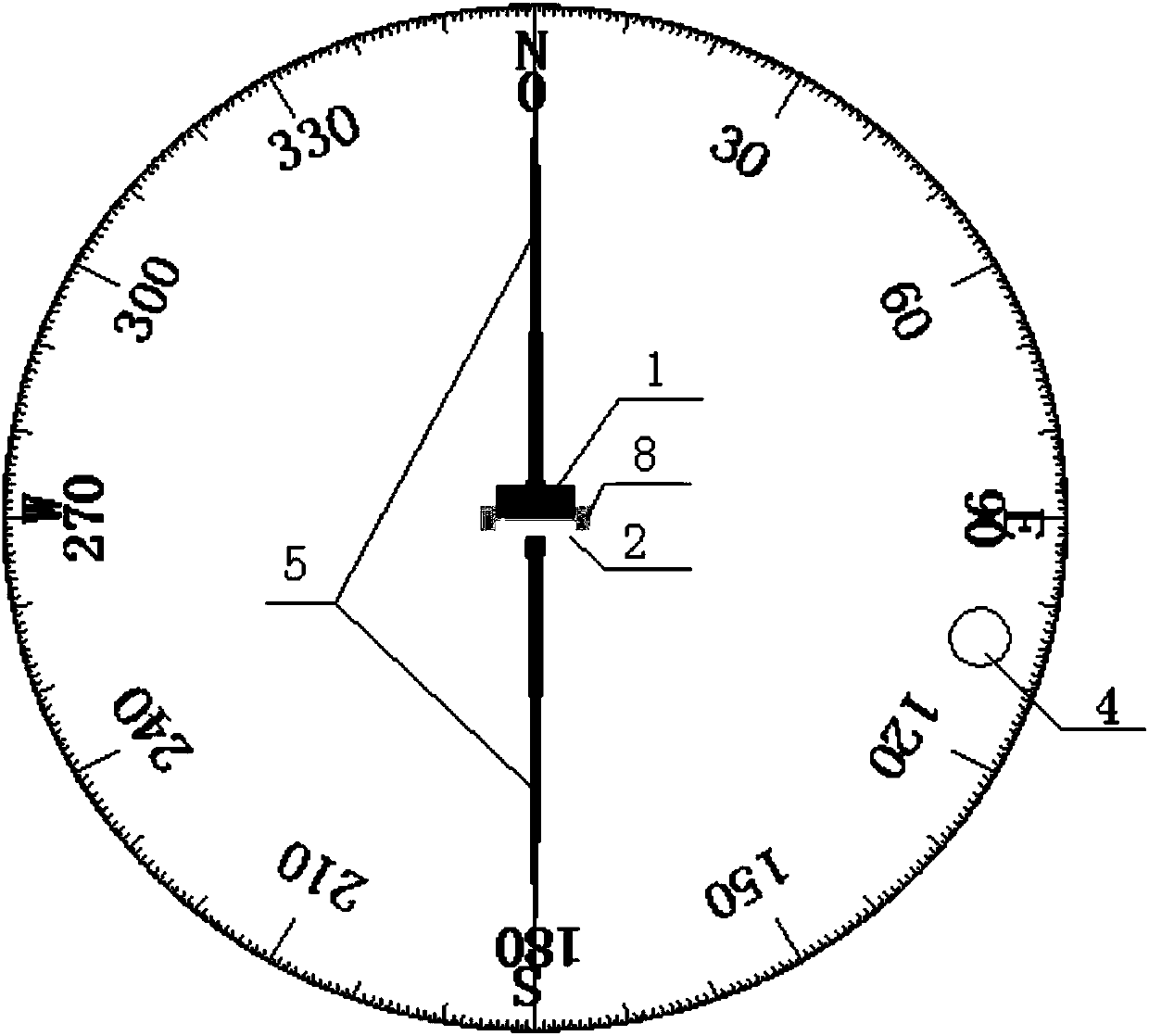 A horizontal underwater detection and positioning method